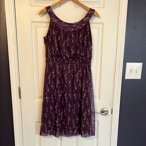 United Colors Of Benetton Purple Midi Dress